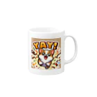 keikei5の超キュートな柴犬 Mug :right side of the handle