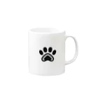 VarietyVendorのパウズコレクション Mug :right side of the handle