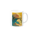 AQUAMETAVERSEの昼寝　なでしこ1478 Mug :right side of the handle