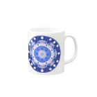 幻想の館の不思議模様・幾何学 Mug :right side of the handle