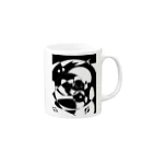 Raitaaa-Reeの黒色世界 Mug :right side of the handle