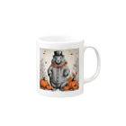 どんぐり屋のハロウィンマーモット Mug :right side of the handle