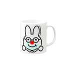 ニコグラフィティの【NICOGRAFFITI】スマウサちゃんパパ Mug :right side of the handle