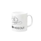 春田 秀一のNAKED HIDEOUT Mug :right side of the handle