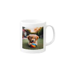 DOG SHOP🐕のかわいい犬 Mug :right side of the handle