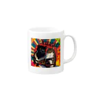 OSV.DEAR.XXX のking of the cat world Mug :right side of the handle