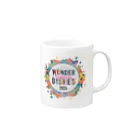 WONDER Spring DISHESのWONDER Spring DISHES LOGO Mug :right side of the handle