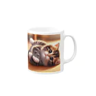 kangekiのころがりにゃんこ Mug :right side of the handle