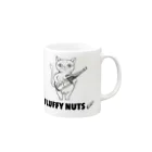 FLUFFY NUTS（フラッフィーナッツ）のFLUFFY NUTS（フラッフィーナッツ） Mug :right side of the handle