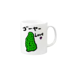 「うちなーショップ」byサニーのりおのゴーヤーLOVEグッズ Mug :right side of the handle