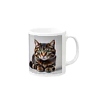 ⭐︎のねこ Mug :right side of the handle