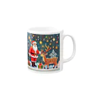 ⭐︎のクリスマス Mug :right side of the handle