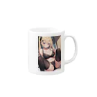 sion1010の美少女ランジェリーグッズ Mug :right side of the handle