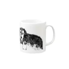 AruneMica35のdog ダックスフント Mug :right side of the handle