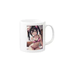 sion1010のビキニ美少女 Mug :right side of the handle