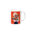 AQUAMETAVERSEの花束をあなたに　Hime  2530 Mug :right side of the handle