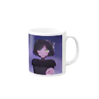 おさしみの"おさしみ"オリジナルキャラクター 【ジーナ】 Mug :right side of the handle