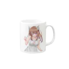 あむグッズのわんこあむ水玉マグカップ Mug :right side of the handle