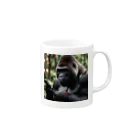 fumi_sportsの現代人すぎるゴリラ Mug :right side of the handle