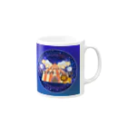 desk_circus_trouperの夜空のサーカス団 マグカップ Mug :right side of the handle