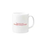 SHEのYou are very  beautiful and powerful. Mug :right side of the handle