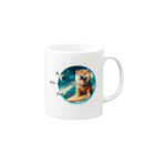 商店harrarの宇宙犬（犬海君） Mug :right side of the handle