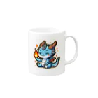 scarlet358のドラゴンくん Mug :right side of the handle