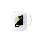 多賀家猫六商店（旧　猫の事務所）のにゃイス・ちゅ・みーちゅー Mug :right side of the handle