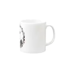 clarice-designのクールなワンちゃん Mug :right side of the handle