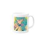 AQUAMETAVERSEのサイダースプラッシュ Marsa 106 Mug :right side of the handle