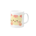 可愛い猫の画像グッツ販売『ねこりんぱ』の猫の可愛い画像のグッツ販売『ねこりんぱ』 マグカップの取っ手の右面