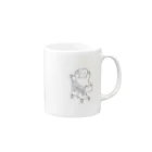 ばんざいくまのばんざいくま Mug :right side of the handle