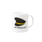 Kana design laboのNO IRREGULAR -pilot- Mug :right side of the handle