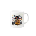 somsowのラッパーになりたいカピバラ Mug :right side of the handle