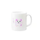 formalinmuimuiの8さいが描いたうさぎ Mug :right side of the handle