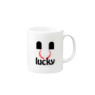 なんでもショップのluckyランド Mug :right side of the handle