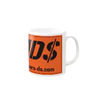 MD$のオレンジMD$ロゴ Mug :right side of the handle