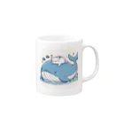 ニャーちゃんショップの眠りネコ Mug :right side of the handle