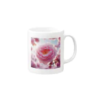 su-toの4月11日の誕生花　八重桜(牡丹桜) Mug :right side of the handle