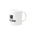 営団でざいんの【営団地下鉄】新線（副都心線） Mug :right side of the handle