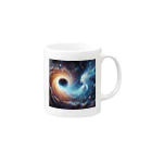 コスモショップの宇宙想像の女神 Mug :right side of the handle