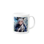 levi shopの銀髪の魔女 Mug :right side of the handle