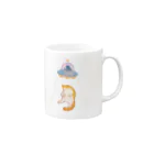 ねこの巣の選ばれし猫 Mug :right side of the handle