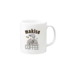 Makise COFFEE.のラテ美ちゃん マグカップの取っ手の右面