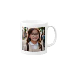 yuyuu_youtubeのメガネの少女 Mug :right side of the handle