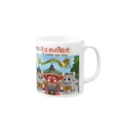 genの音の絵本　足止めの狛犬 Mug :right side of the handle