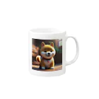 Sunlightの柴犬シール Mug :right side of the handle