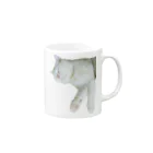 動物ランドのきいちゃんすやすやグッズ Mug :right side of the handle