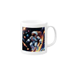 kawadai_の宇宙を旅している勇者 Mug :right side of the handle