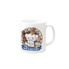 いとわたあめグッズのぬいぐるみになっちゃった！ Mug :right side of the handle